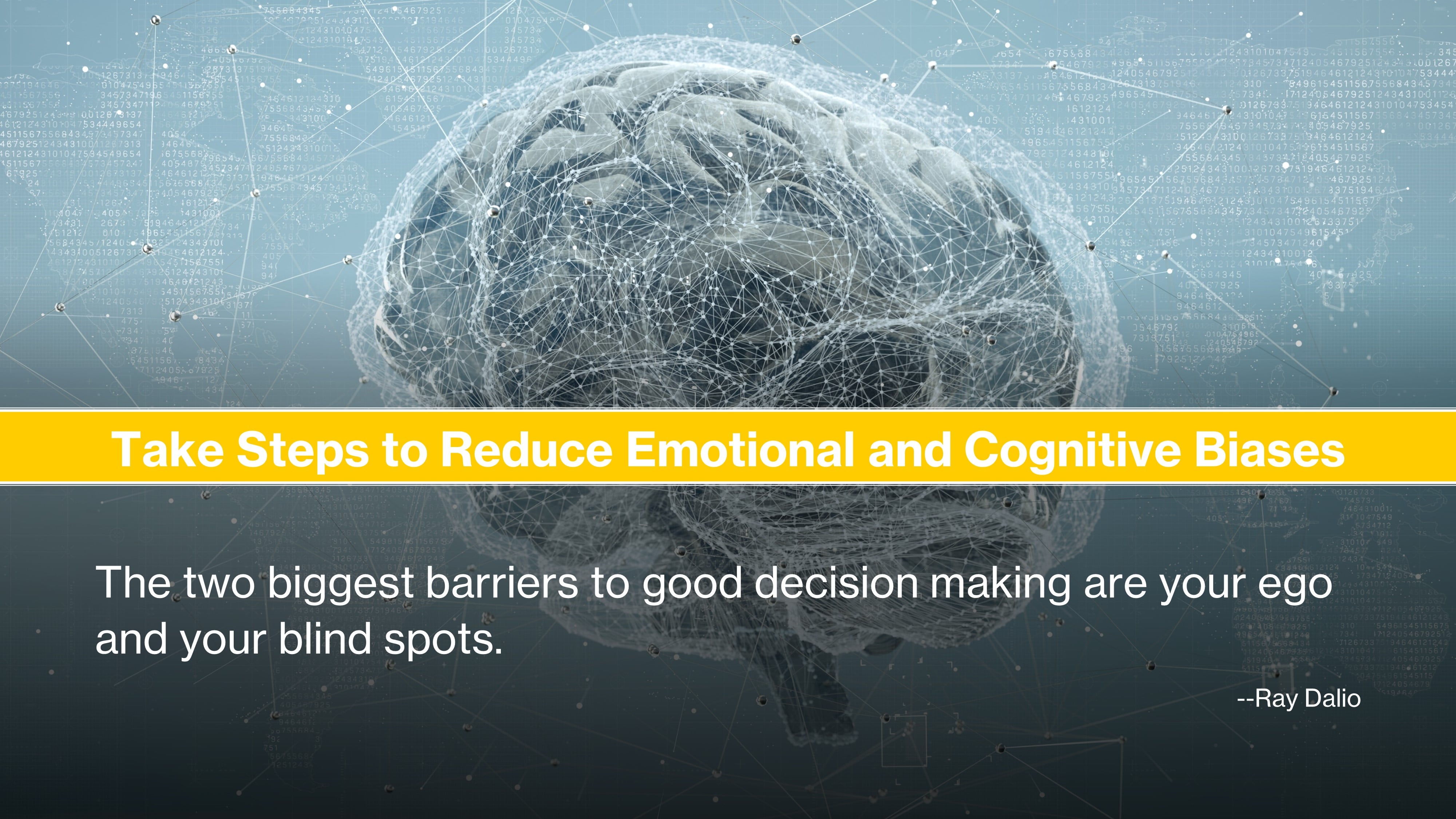Reduce Biases